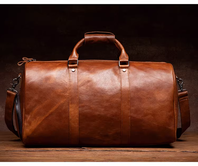Genuine leather travel bag 50cm