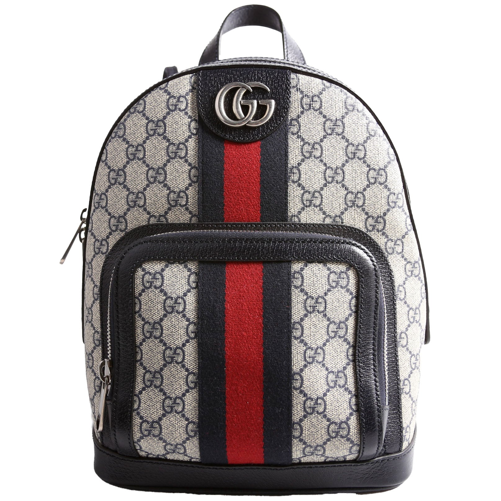 547965 GG Supreme Ophidia Backpack Navy/Beige/Red