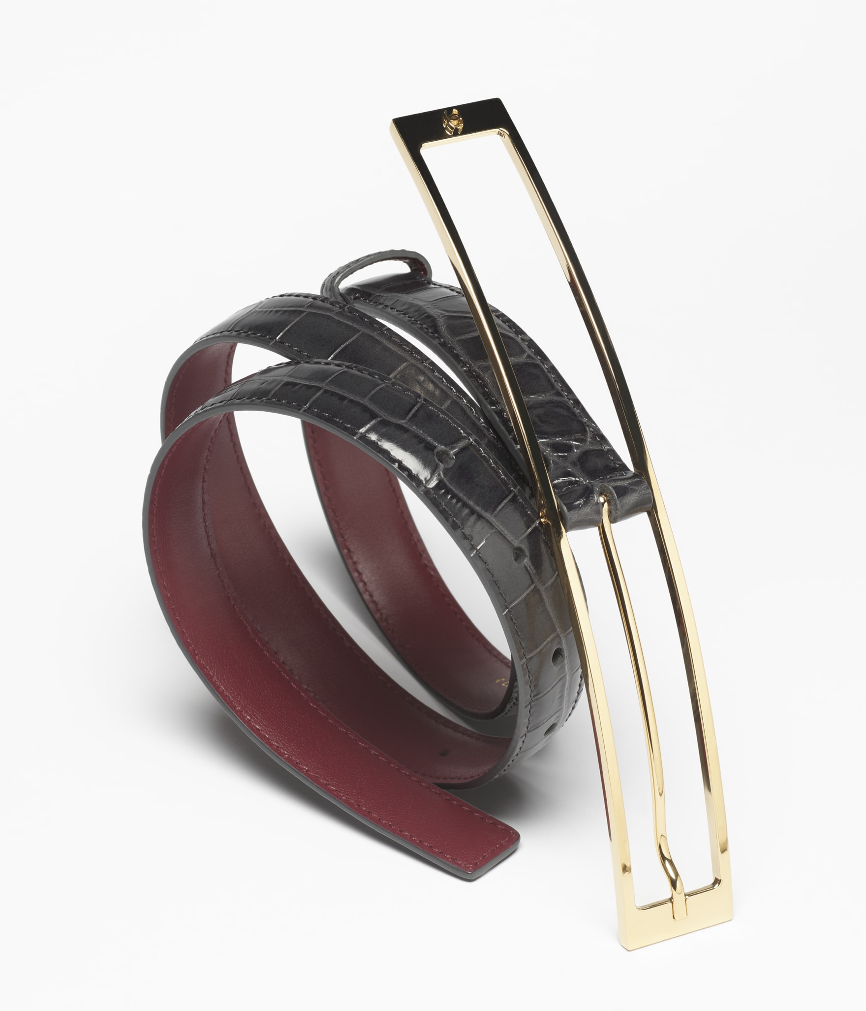 Leather belt