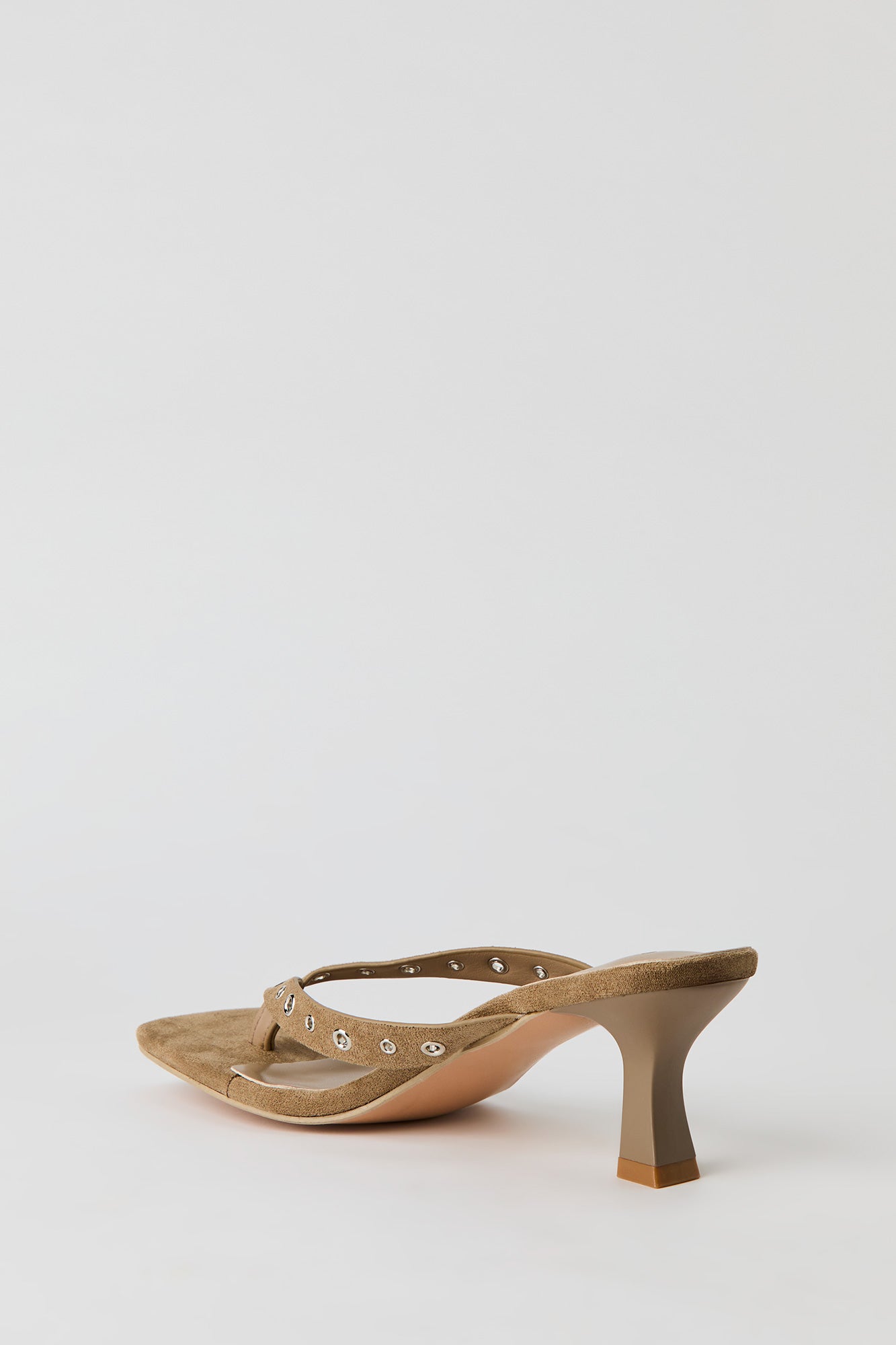 Kitten Heel Thong Sandal