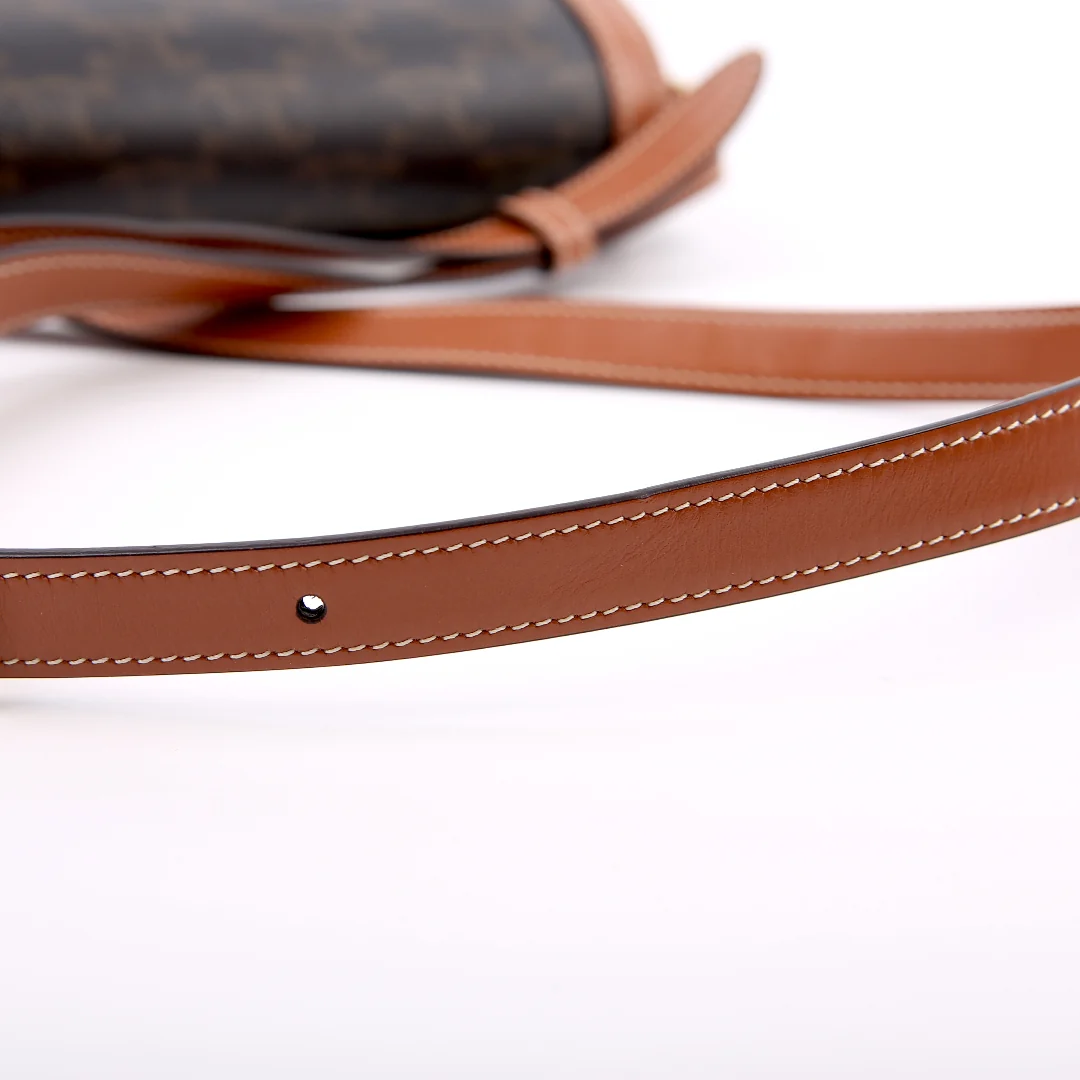 Teen Triomphe Bag Triomphe Canvas/Calfskin Brown