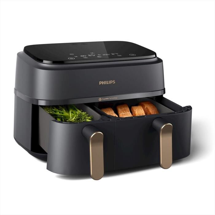PHILIPS - Friggitrice AIRFRYER SERIE 3000 DA 9L NA352/00-Nero/Oro
