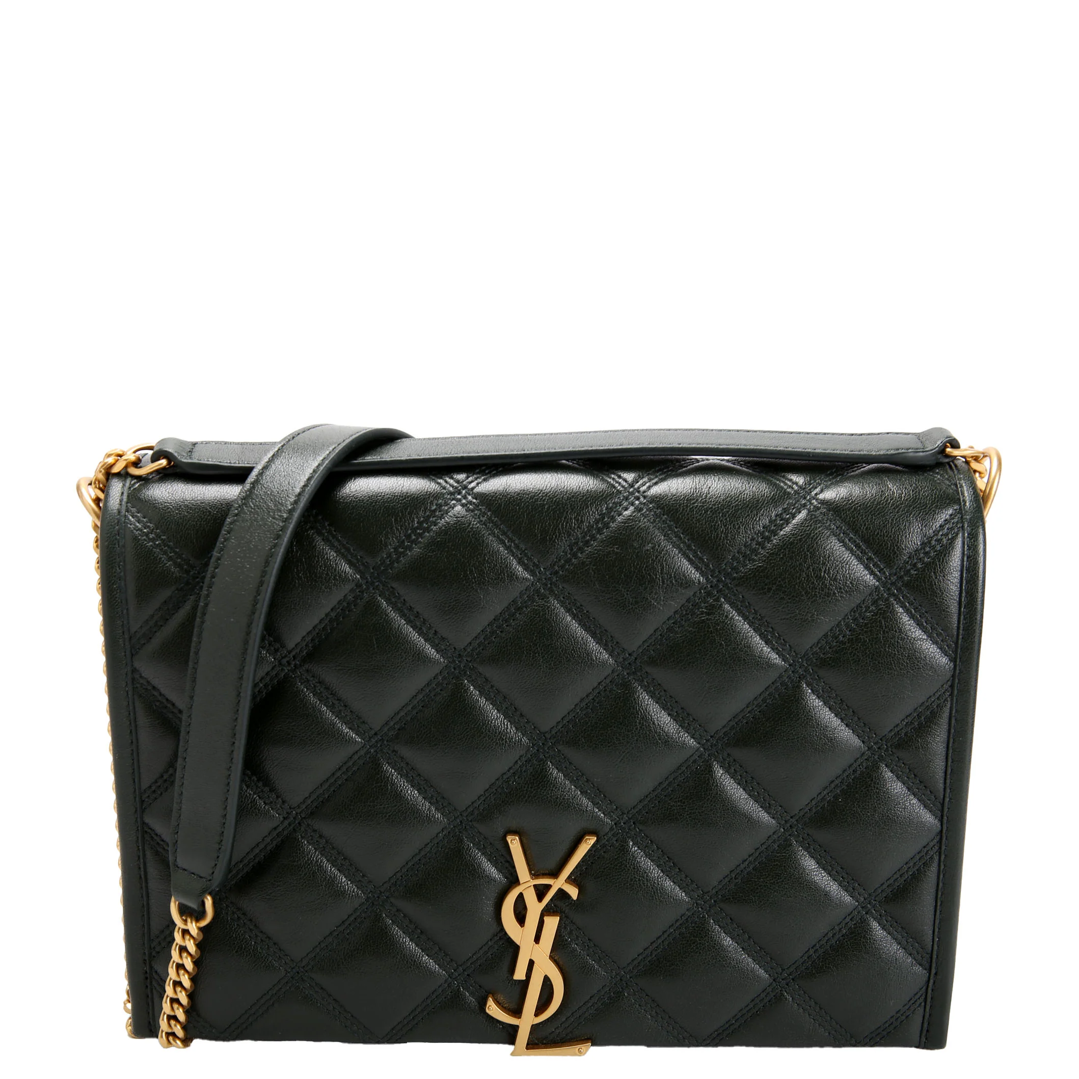 SAINT LAURENT 650769 Becky Quilted Lambskin Shoulder Bag Mini