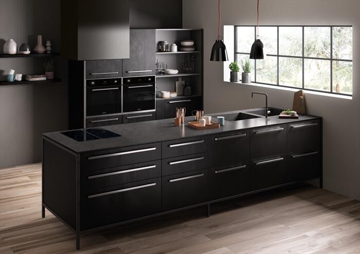 GLEM GAS - Piano cottura induzione GTI322 29 cm-Nero Lucido