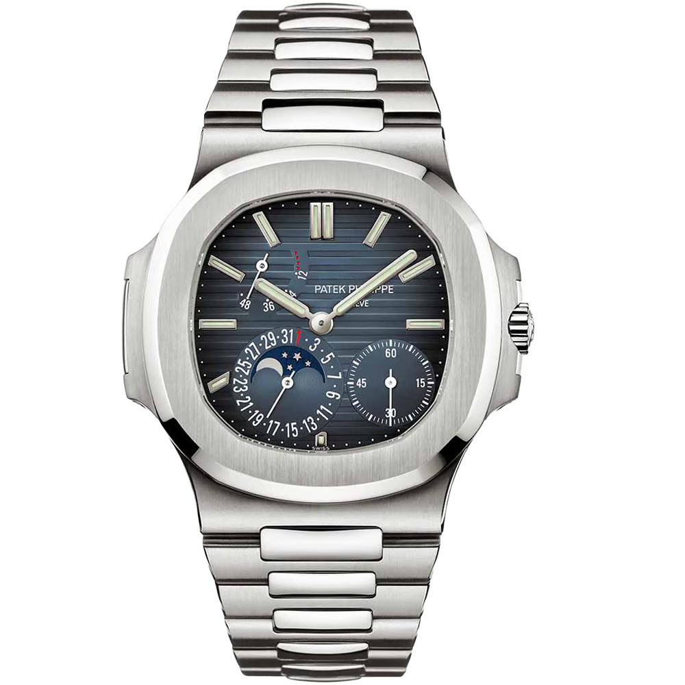PATEK PHILIPPE NAUTILUS 5712/1A-001 Blue Dial Moon Phases Steel 40MM