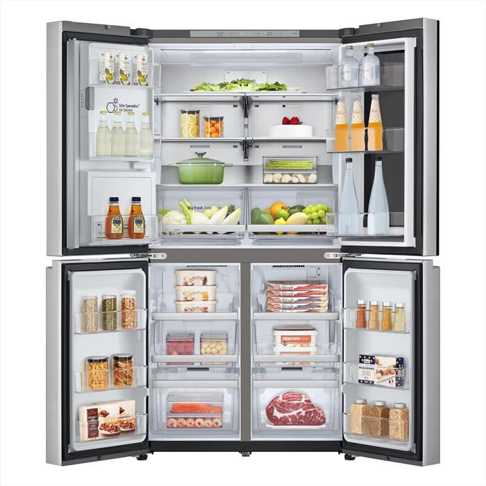 LG - Frigorifero 4 porte GMG960MBJE Classe E 638L-Argento