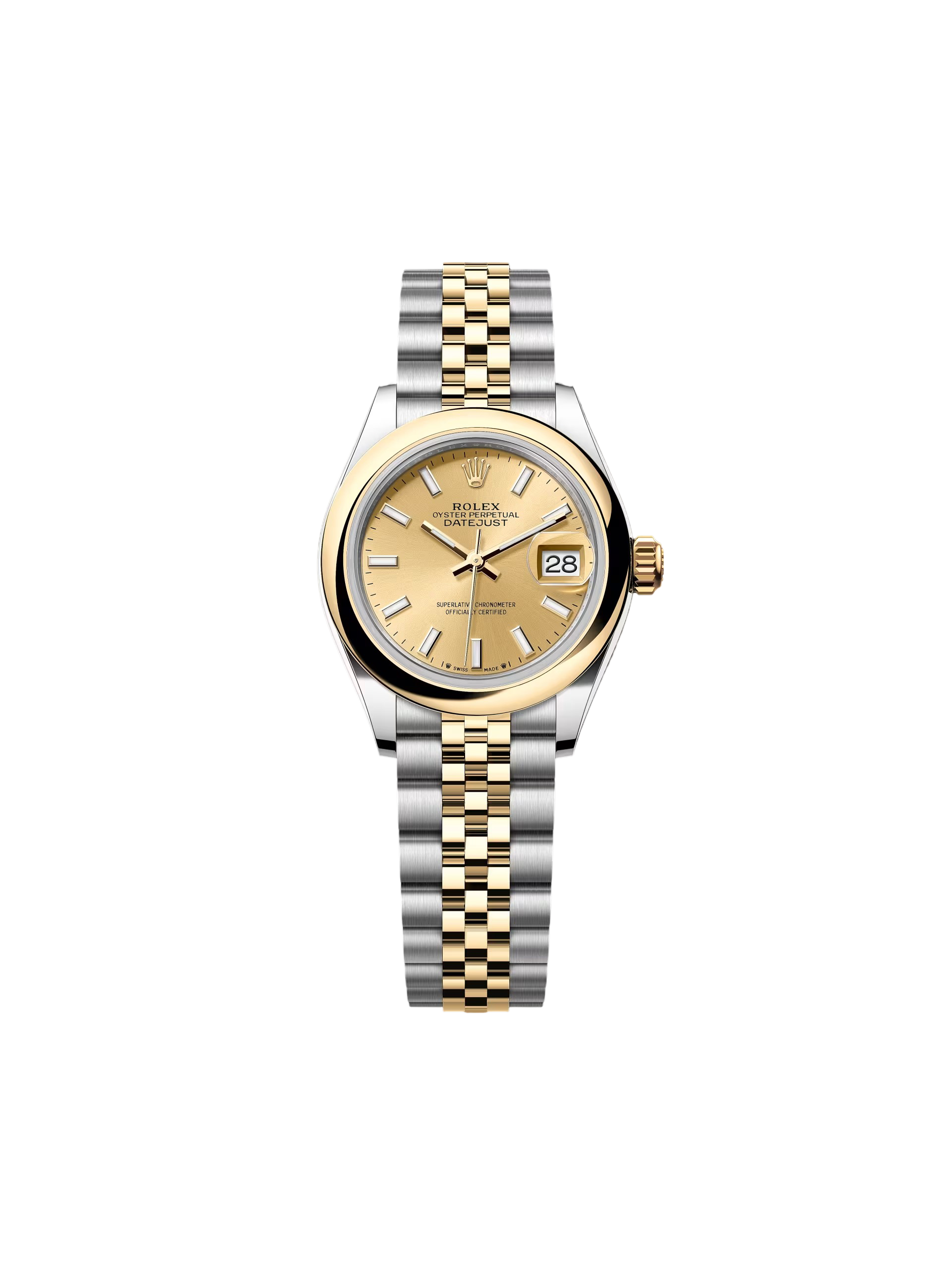 RLX Lady-Datejust 31mm  279163 Champagne Dial Oyster Bracelet