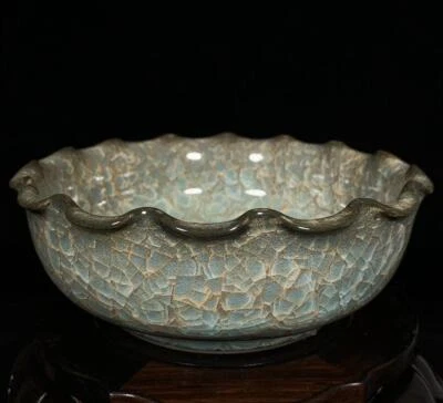 Old Chinese Guan Yao Guan Kiln Brush Washer Q1028