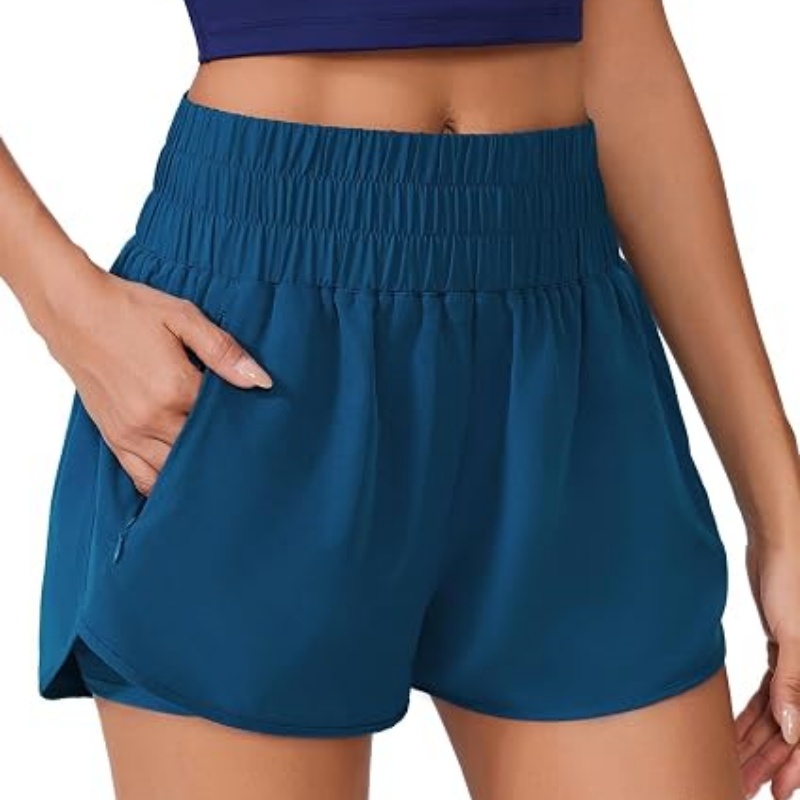 Running Shorts for Women 2 in 1 High Waisted Athletic Short