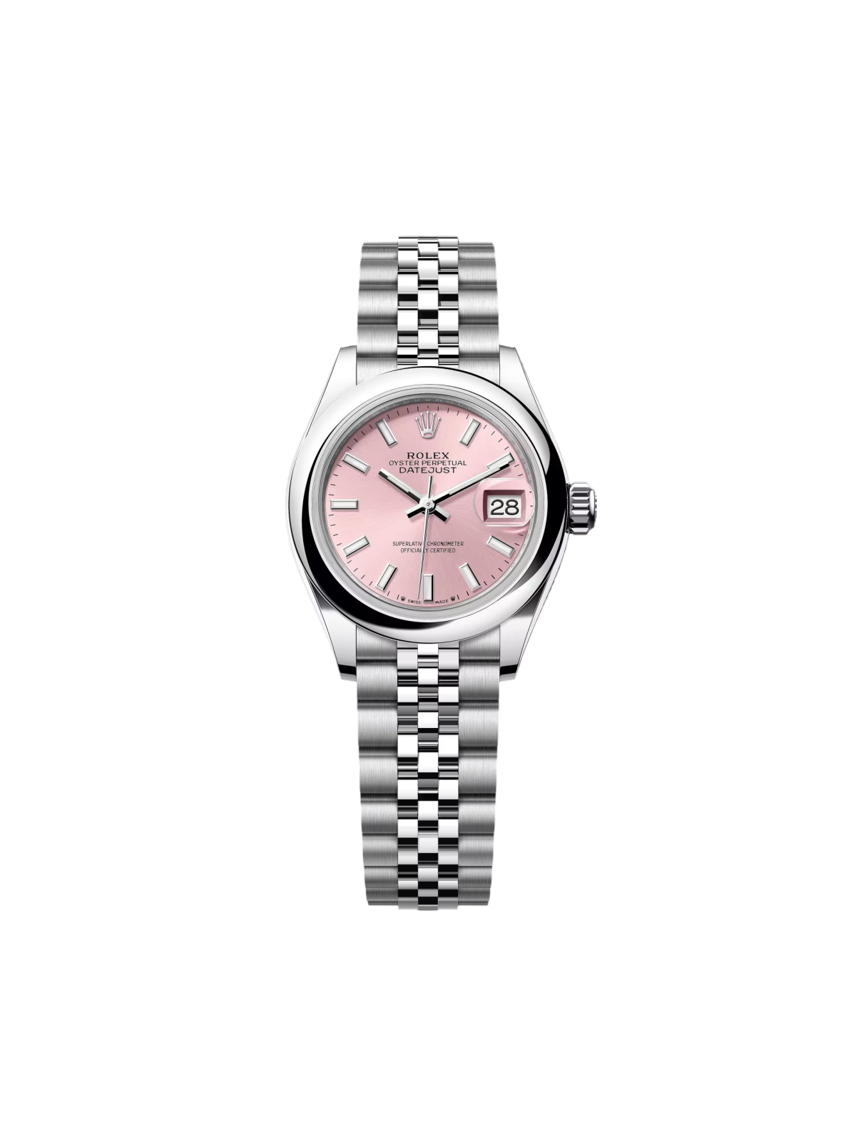 RLX Lady-Datejust 31mm  279160 Oyster Perpetual Pink Dial Oyster Bracelet