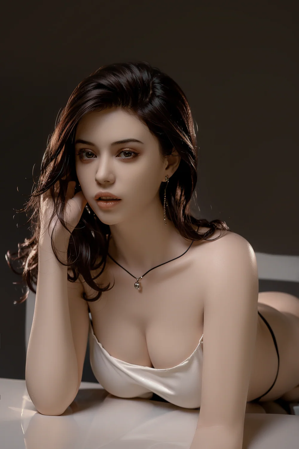 RIDMII Reezy Unique Design #320 ROS Soft Silicone Head + TPE Body Full Size MILF Love Sex Doll For Blowjob