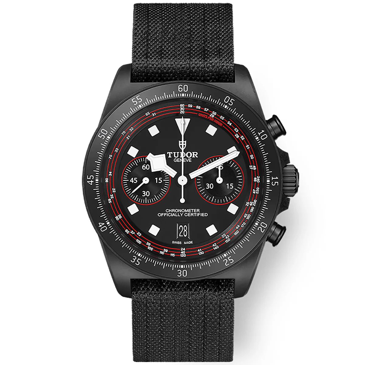 【7A Quality】TUDOR Pelagos FXD Chrono Cycling Edition 43mm Men's Chronograph Watch M25827KN-0001
