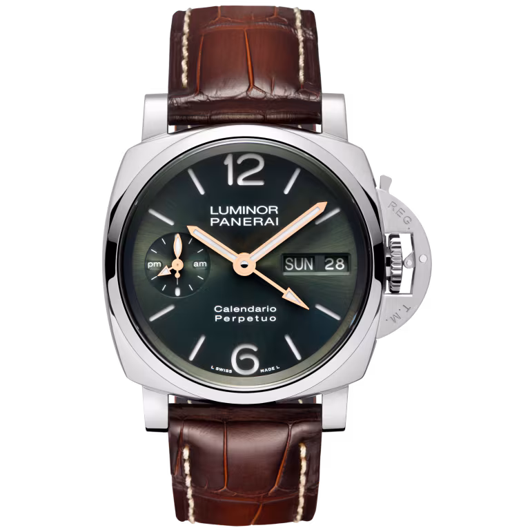 【7A Quality】Panerai Luminor Perpetual Calendar GMT Platinumtech™ 44mm PAM00715