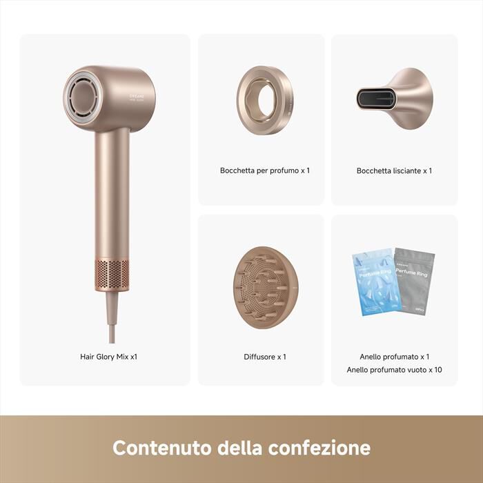 DREAME - Asciugacapelli GLORY MIX-Oro
