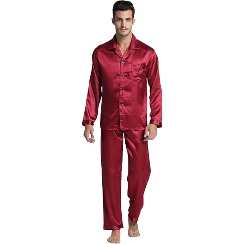 Classic Satin Pajama Set for Men