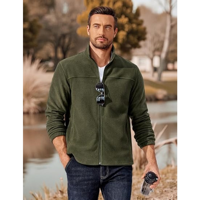 Men's Full Zip Polar Fleece Jacket