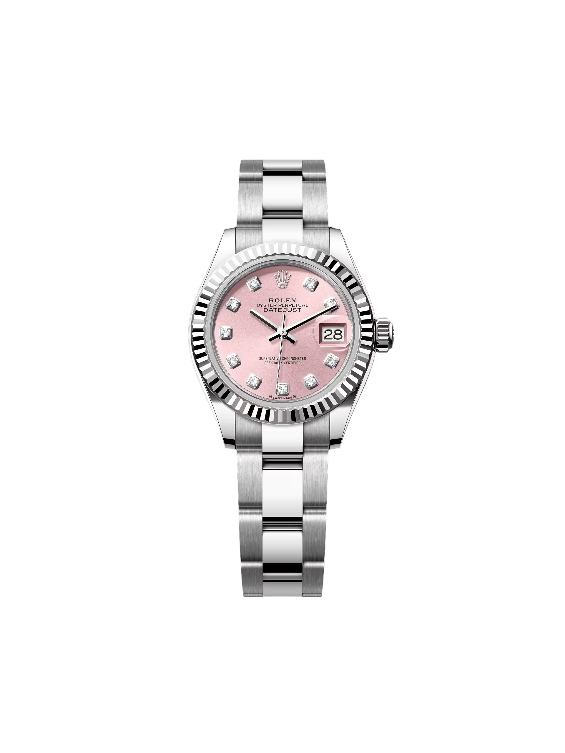 RLX Lady-Datejust 31mm 279174 Pink Diamond Dial Oyster Bracelet
