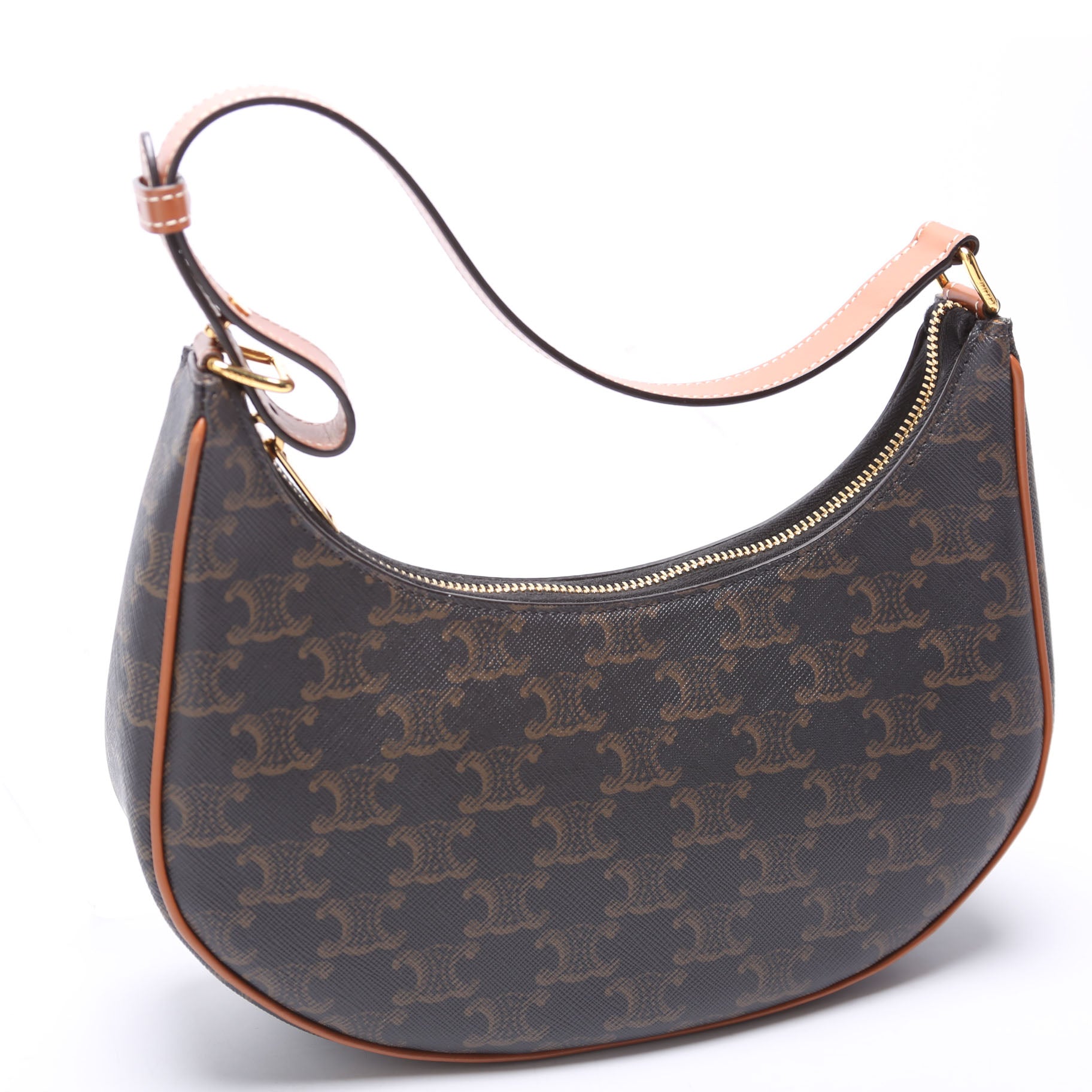 CELINE Ava Triomphe Medium Canvas/Calfskin