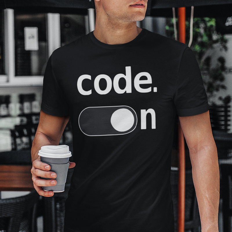 CODE ON T-shirt