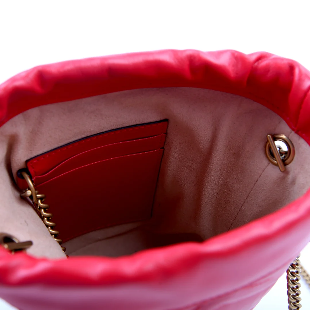 575163 Marmont Mini Bucket Red
