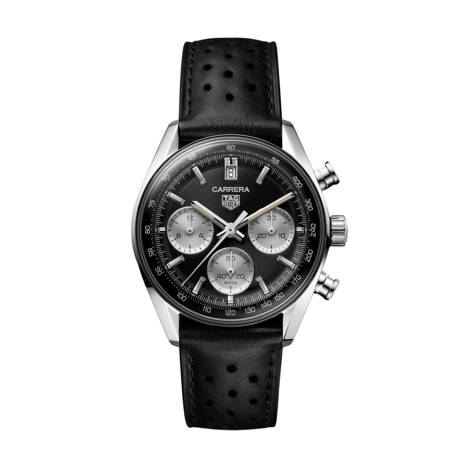 【7A Quality】TAG Heuer Carrera Chronograph 39mm Mens Watch Black CBS2210.FC6534