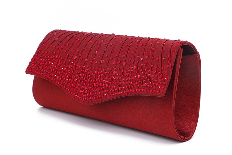 Rhinestone chain bag European style evening bag