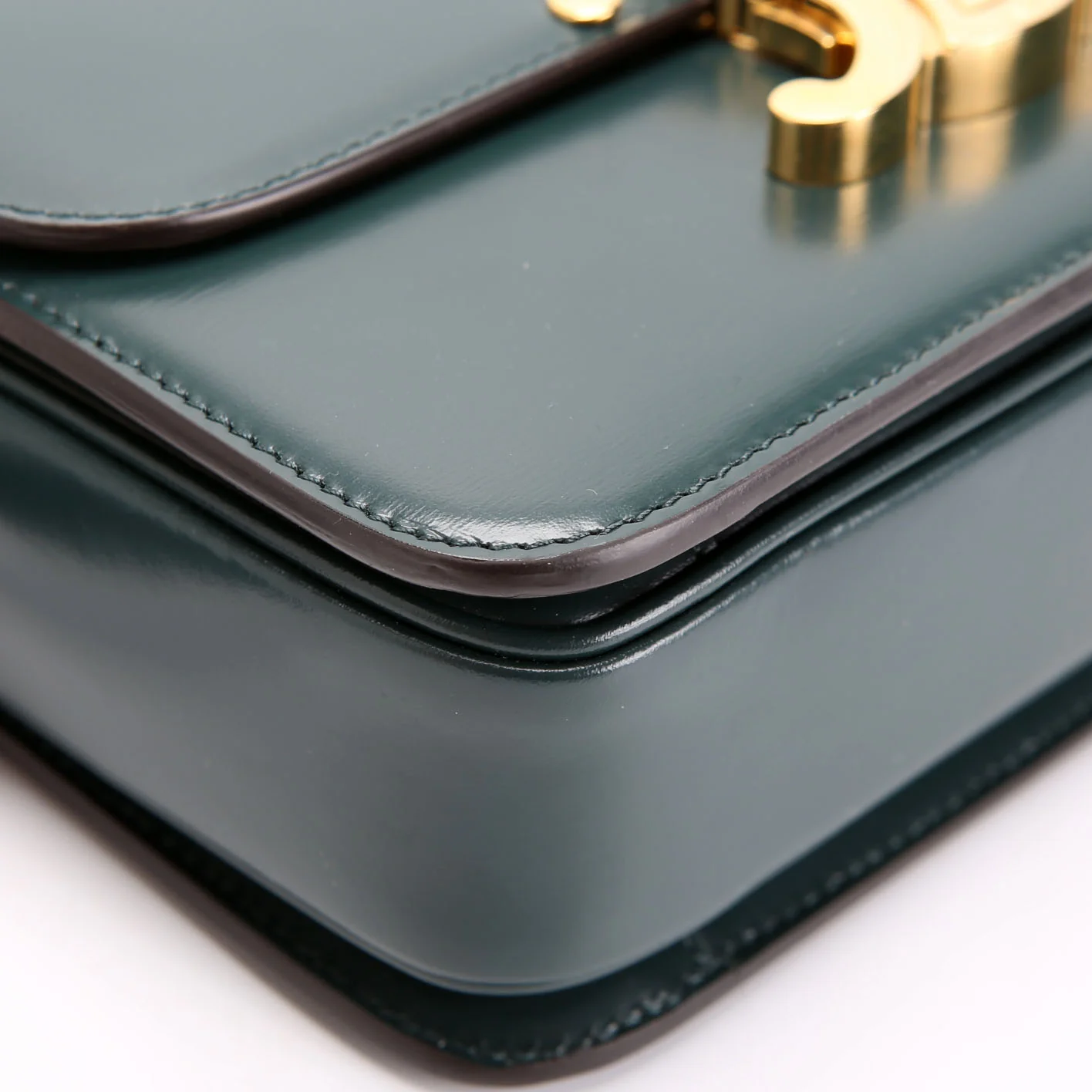 Teen Triomphe Bag Triomphe Calfskin Green