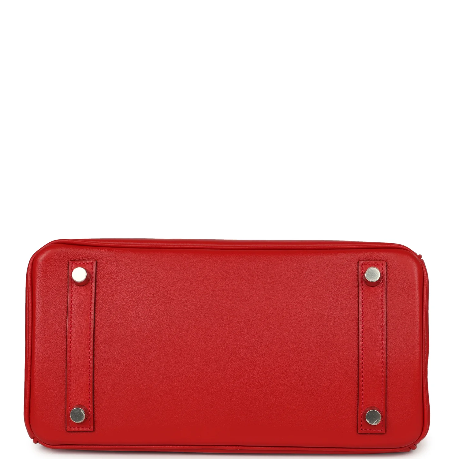 Hermes Birkin 25 Vermillion Swift Palladium Hardware