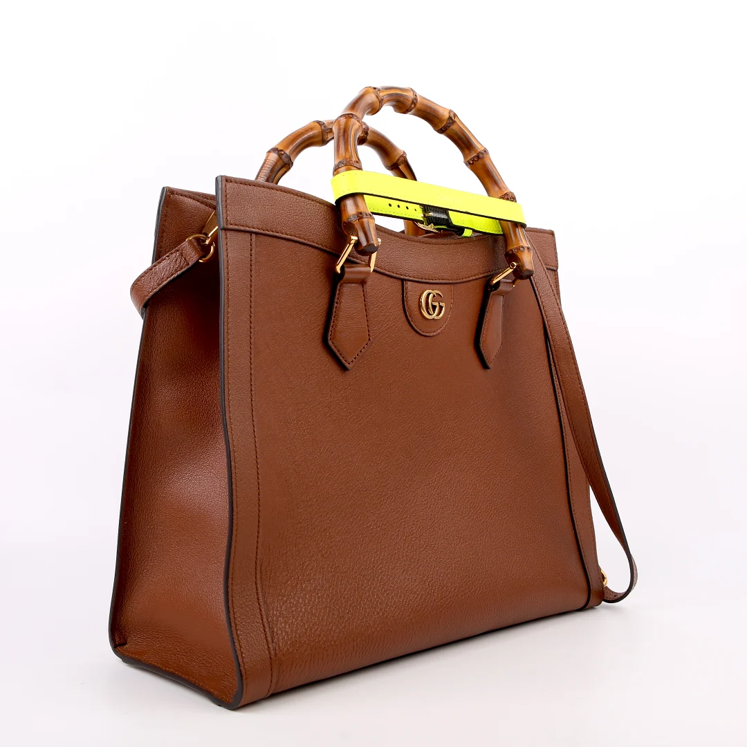 GUCCI 655658 Diana Medium Tote Brown