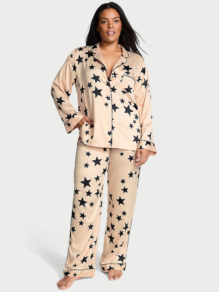 Victoria's Secret Glazed Satin Long Pajama Set