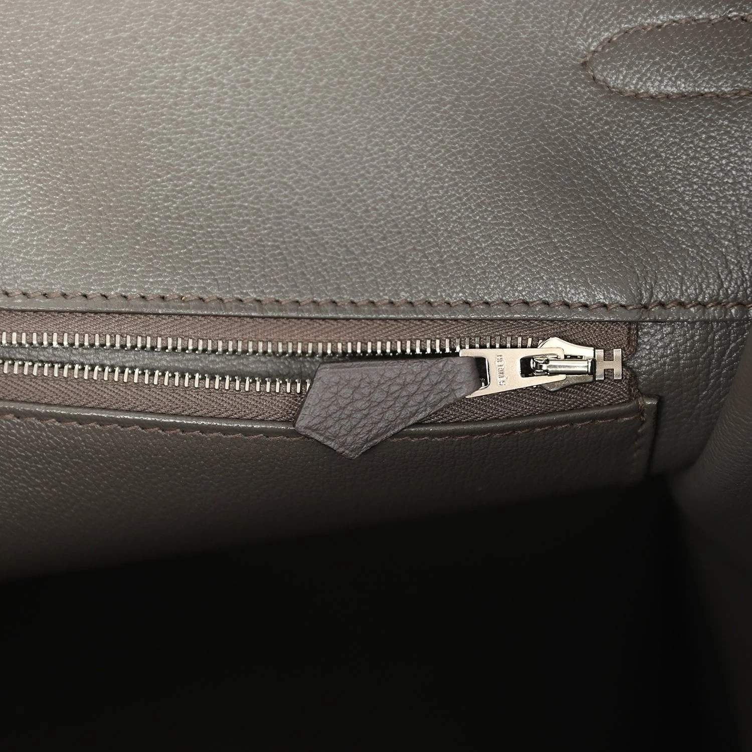 Hermes Birkin 40 Etain Togo Palladium Hardware