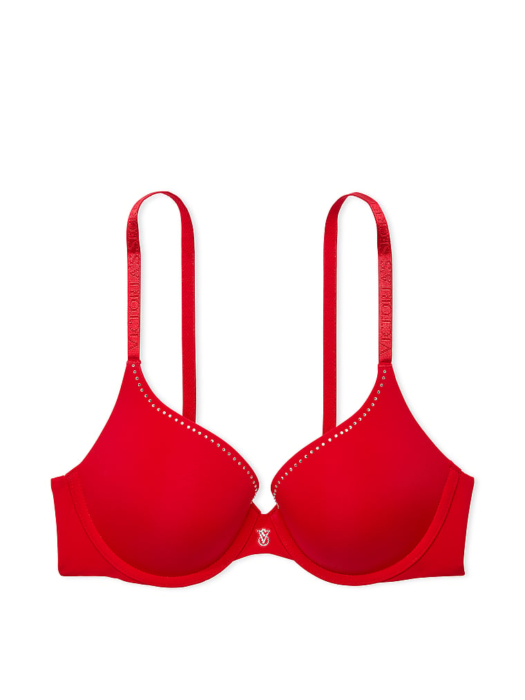 The T-shirt Shine-Trim Push-Up Perfect Shape Bra Shine Trim