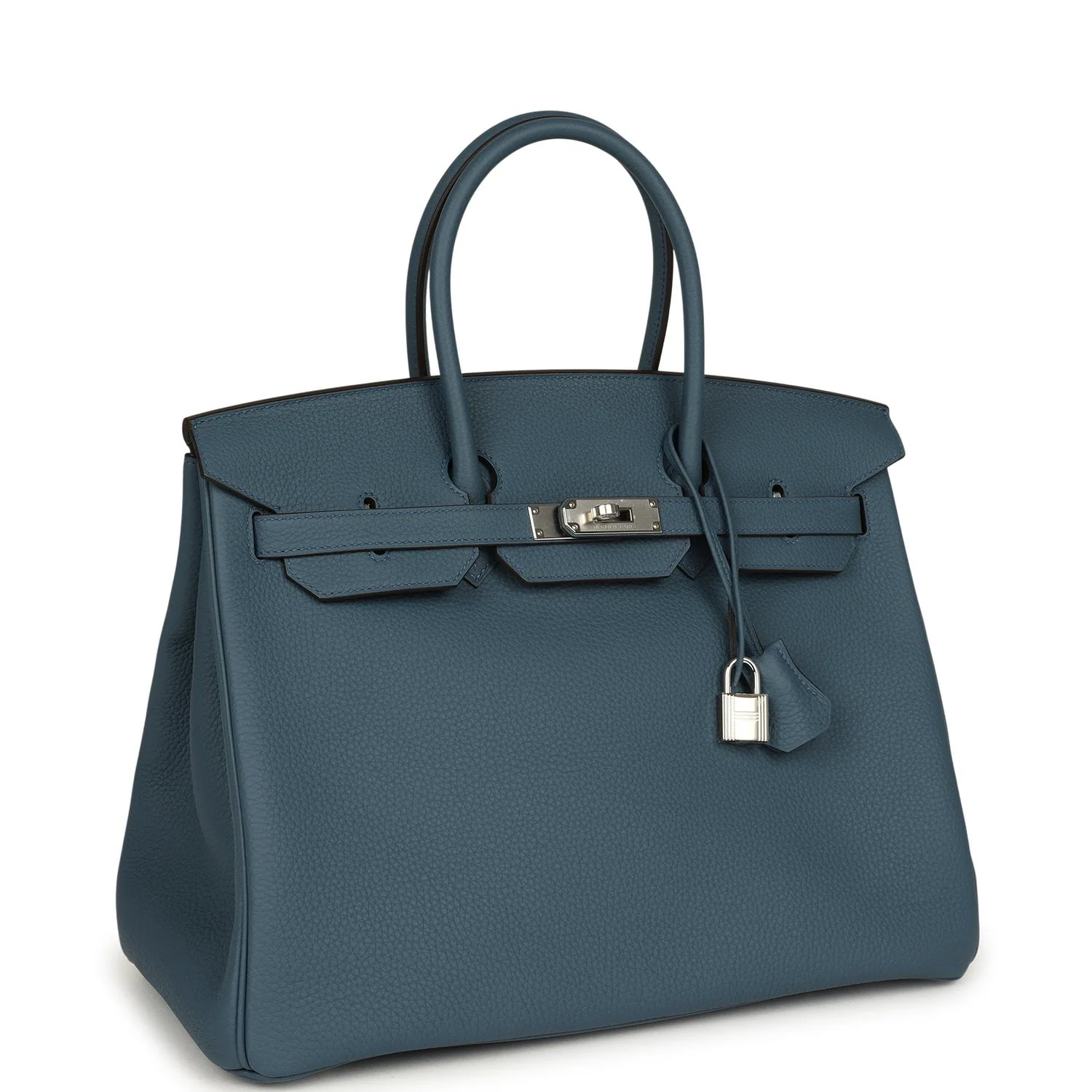 HERMÈS Birkin 35 Bleu Tempete Palladium Hardware