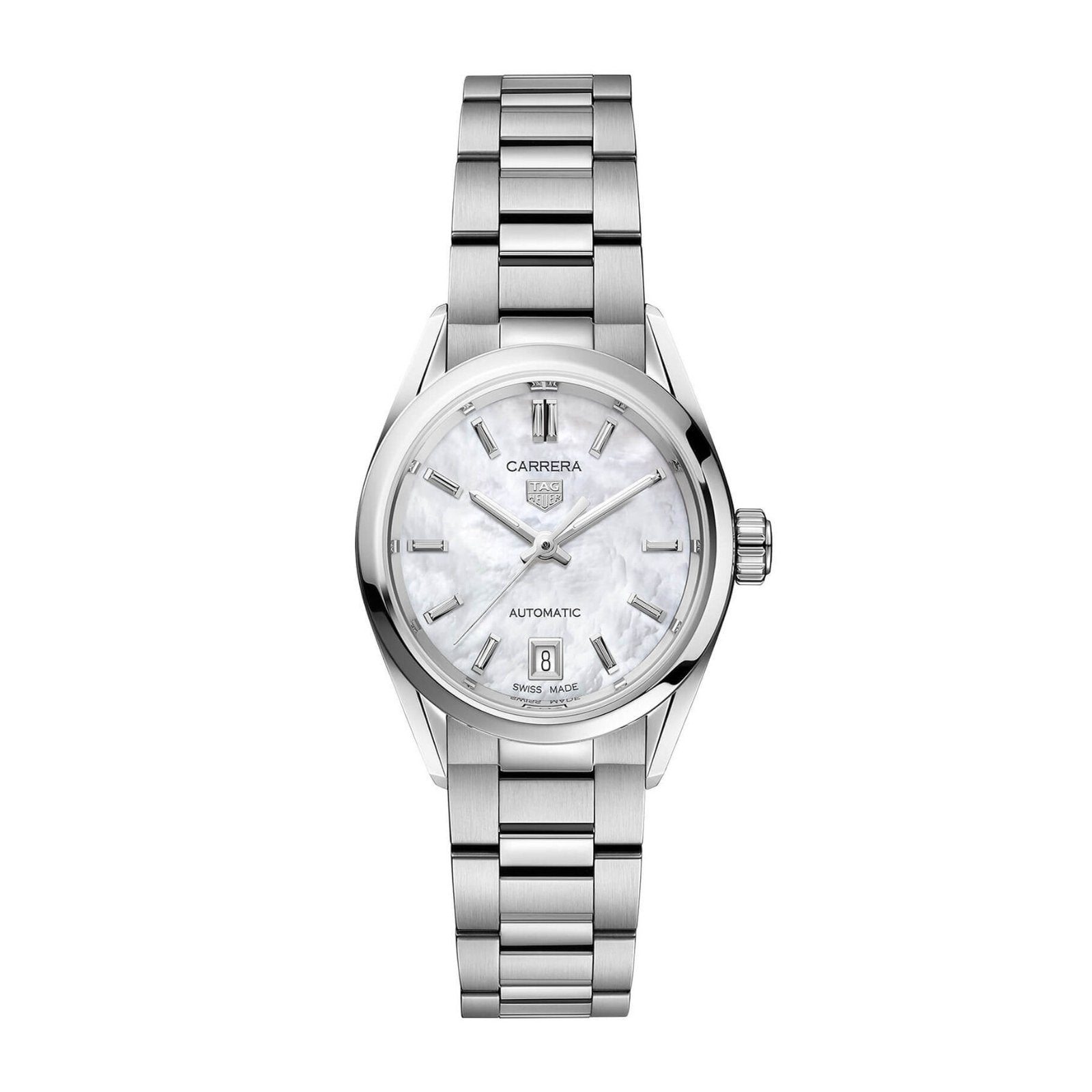 【7A Quality】TAG Heuer Carrera Three-Hand 29mm Automatic Ladies Watch WBN2410.BA0621
