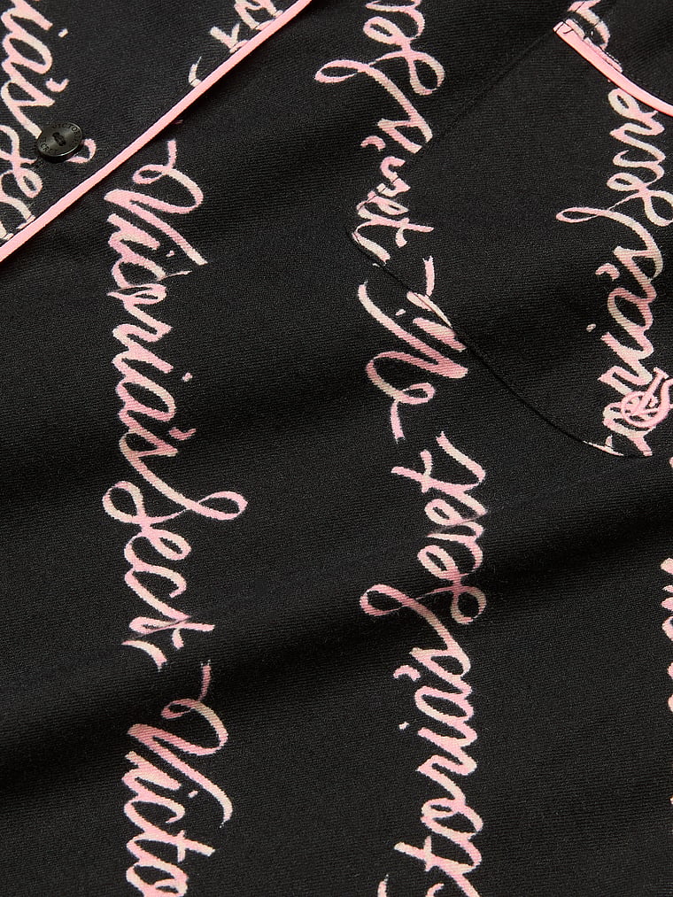 Victoria's Secret Flannel Short Pajama Set