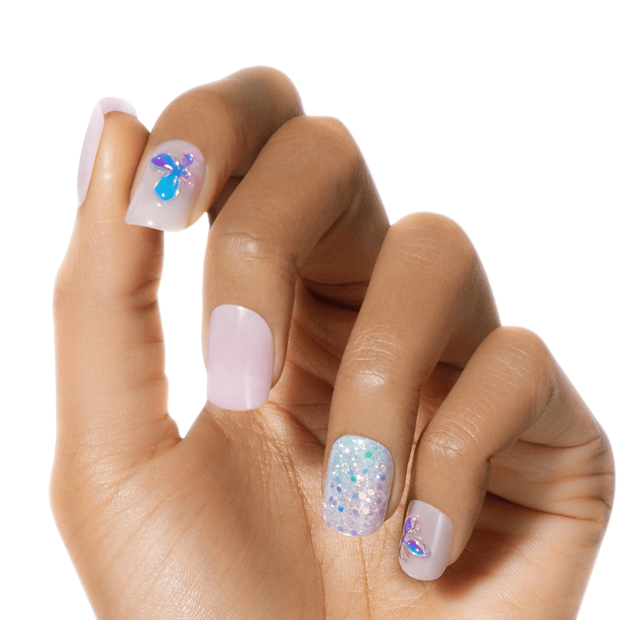 KISS Gel Fantasy Allure Press On Glue Nails - Variation