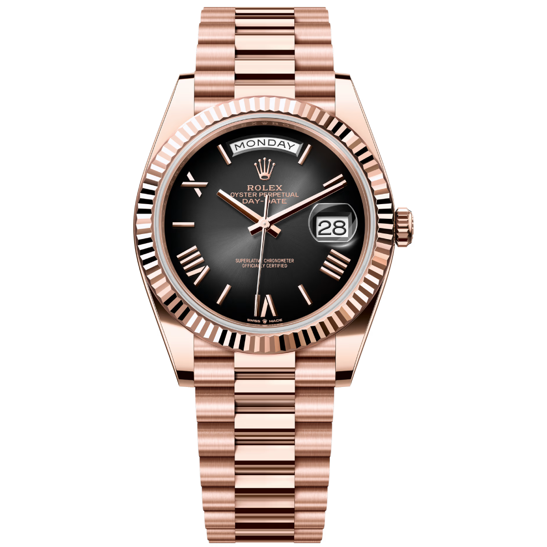 Rolex New Day-Date 40Oyster, 40 mm, Everose gold 228235 Super Clone