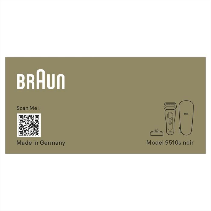 BRAUN - Rasoio SERIES 9 PRO+-Nero