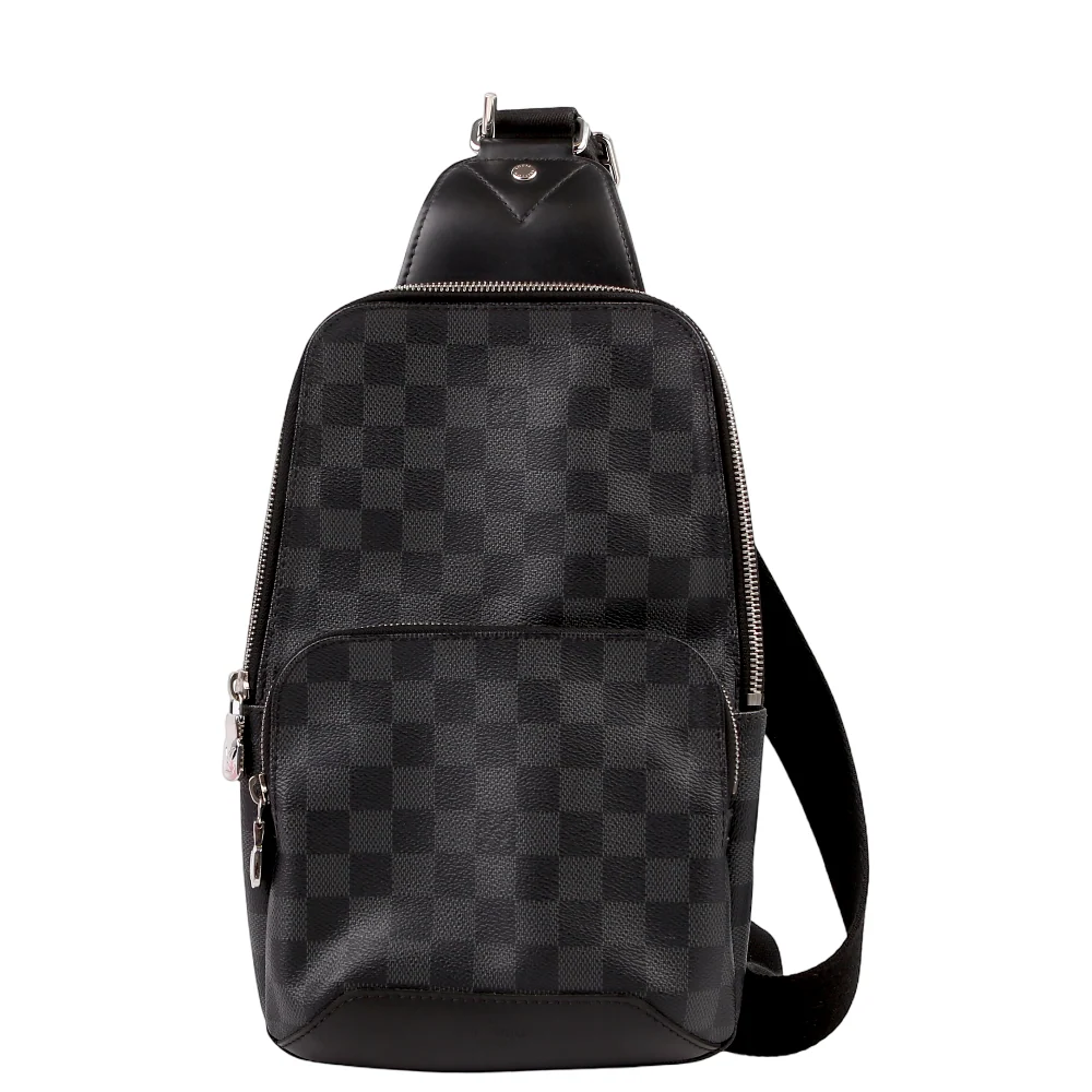 LOUIS VUITTON Avenue Sling Bag Damier Graphite