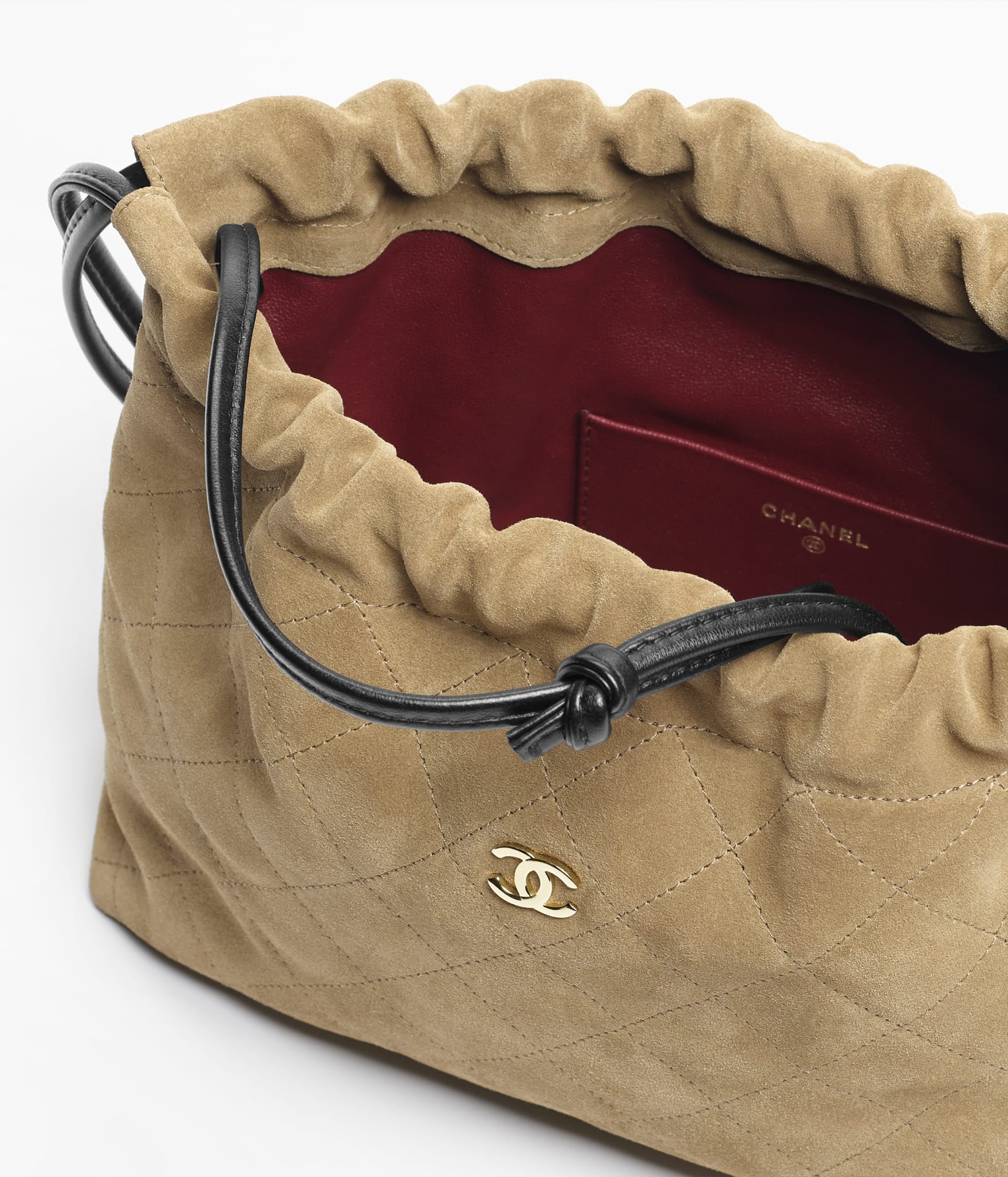 Clutch with Leather Strap