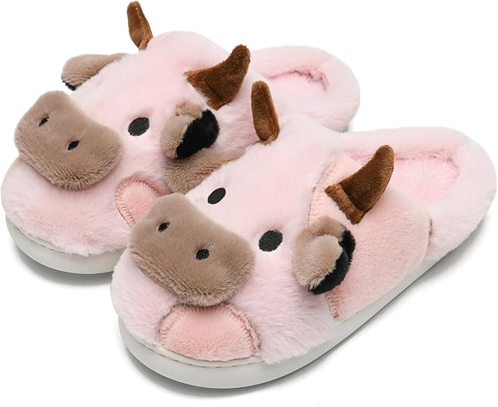 Cow Slippers for Women and Men