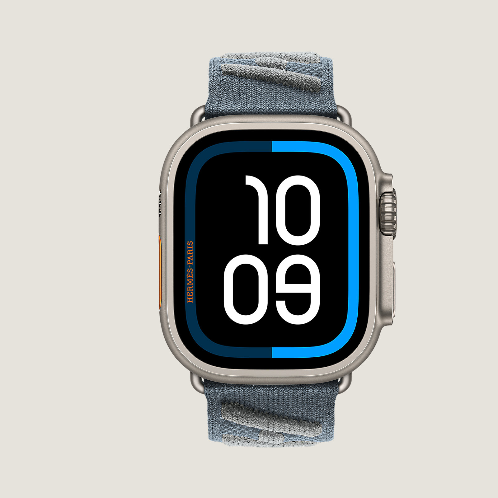 Ultra 3 case & Band Apple Watch Hermès Ultra Single Tour 49 mm En Mer