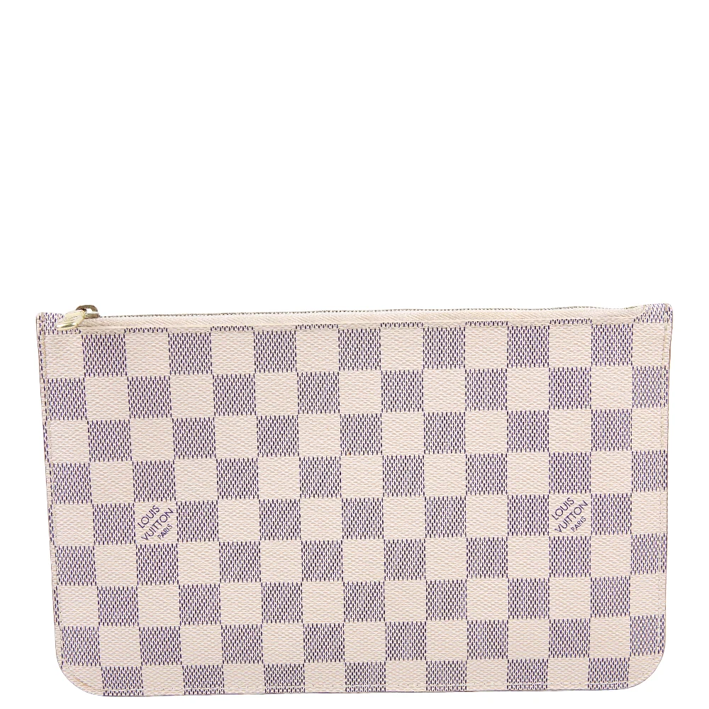 LOUIS VUITTON Pochette Only Damier Azur Neverfull