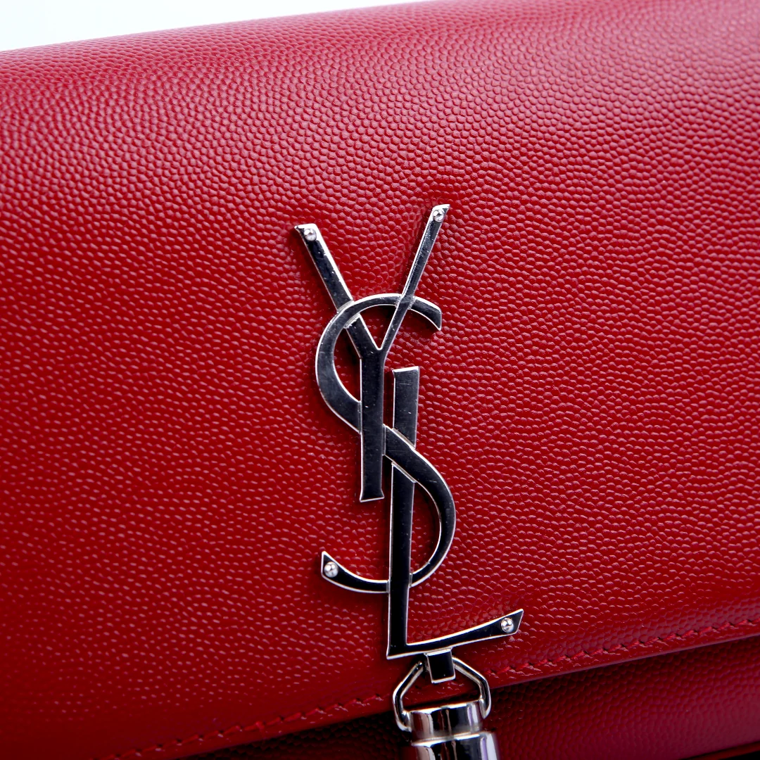 Kate Tassel Satchel Small 474366 Red/Silver
