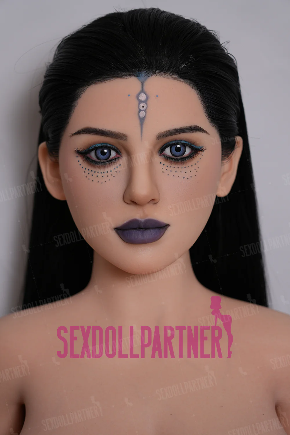 US Stock - 5ft38/ 164cm 263 Kehlani Full Silicone Asian Scary Female Hentai Sex Doll Halloween