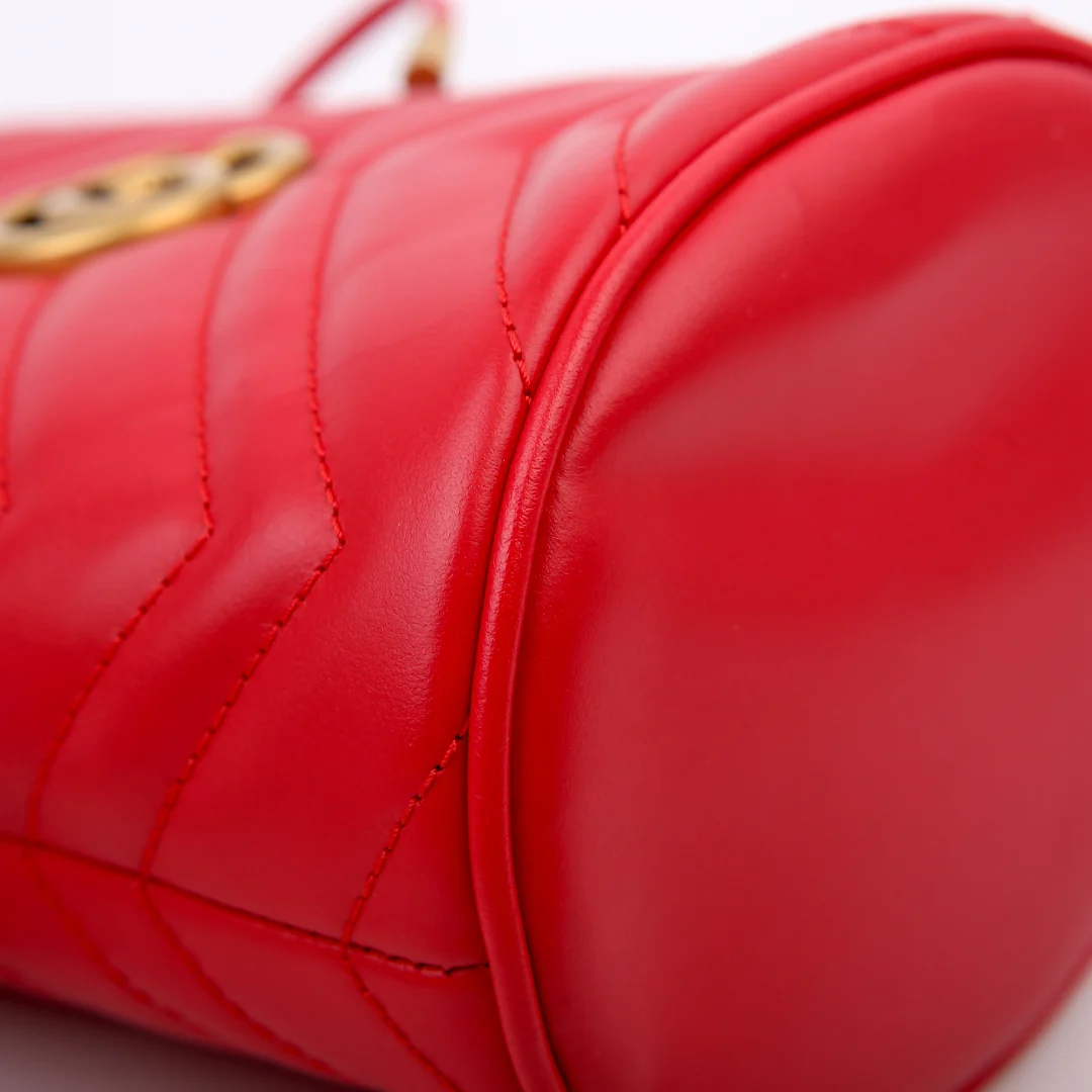 575163 Marmont Mini Bucket Red