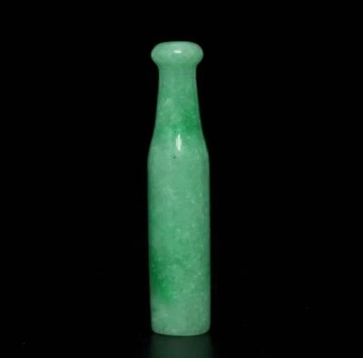 16G Chinese Natural Jadeite Jade Cigarette Holder