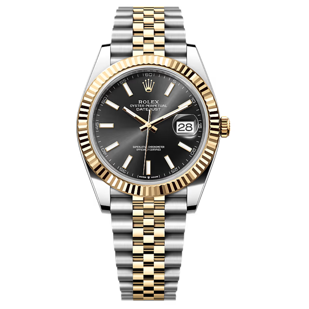 Rolex DATEJUST Oyster, 41 mm, Oystersteel and yellow gold M126333-0014