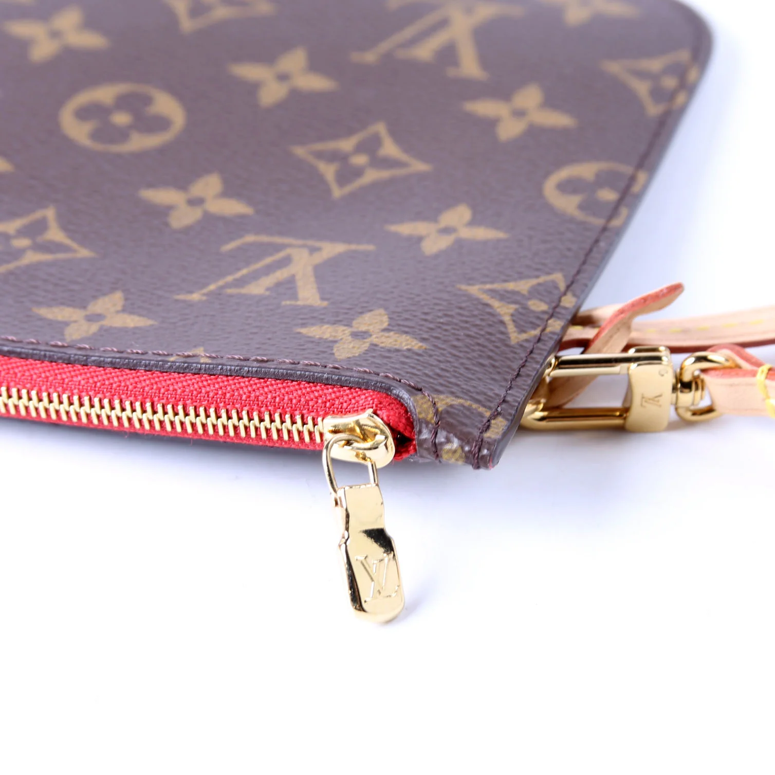Pochette Only Monogram Neverfull Red