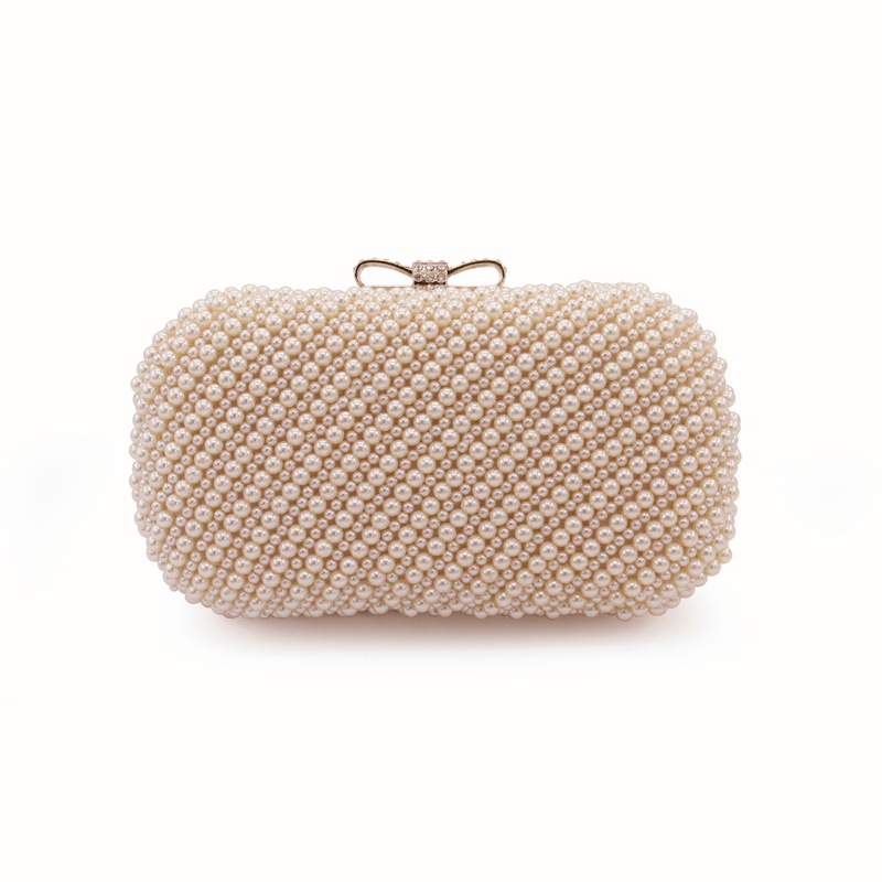 Pearl lady cheongsam sweet butterfly handbag